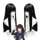 Ricoris Elegance 80cm Black Long Hair Cosplay Wig