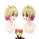 Mother and Children |Hoshino Aikai Kai Gradient Realistic Scalp Blonde Cosplay Wig 30cm 