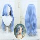 Back to the Future 1999 Character 37 Blue Long Curly COS Wig 95cm