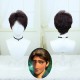 Tangled Flynn Rider Prince Short Curly Brown Wig