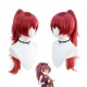 Puella Magi Madoka Magica  |Sakura Kyouko Red Long Curly Cosplay Wig 75cm