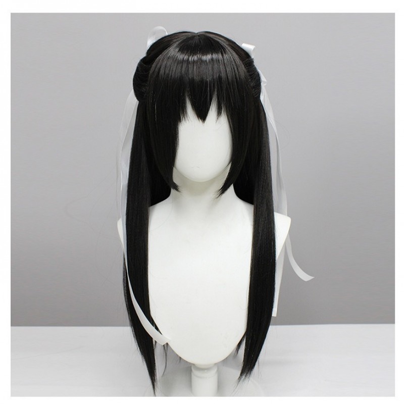 Medicine Finger Cosplay Wig - Elegant Black Long Straight Hair