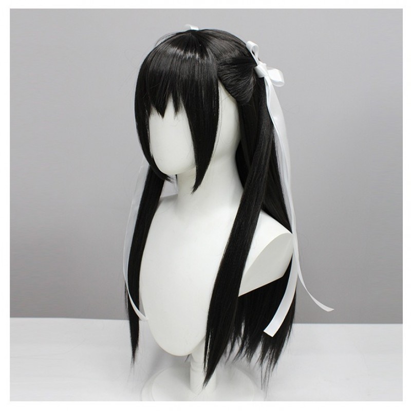 Medicine Finger Cosplay Wig - Elegant Black Long Straight Hair