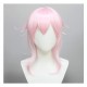 Genshin Impact | Sumeru Dori Cosplay Wig - Pink Flip Back Hairstyle 50cm