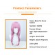 Azur Lane Jingi Yasuko Cosplay Wig - COSVOL3 Ako Pink Braided Pigtails with Middle Part 65cm