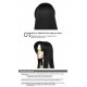 Demon Slayer Kanae Kocho Black Middle Part Fluffy COS Wig 85cm