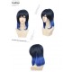 Demon Slayer Inosuke Hashibira Cosplay Wig Black Blue Gradient 40cm