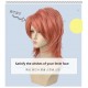 Demon Slayer Sabito Cosplay Wig - Orange-Pink Short Layered Flip-up Hair