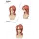 Demon Slayer Sabito Cosplay Wig - Orange-Pink Short Layered Flip-up Hair