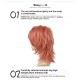 Demon Slayer Sabito Cosplay Wig - Orange-Pink Short Layered Flip-up Hair