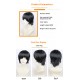 Chainsaw Man Cosplay Wig - Senior Himeko - Black Flip-up Hairstyle