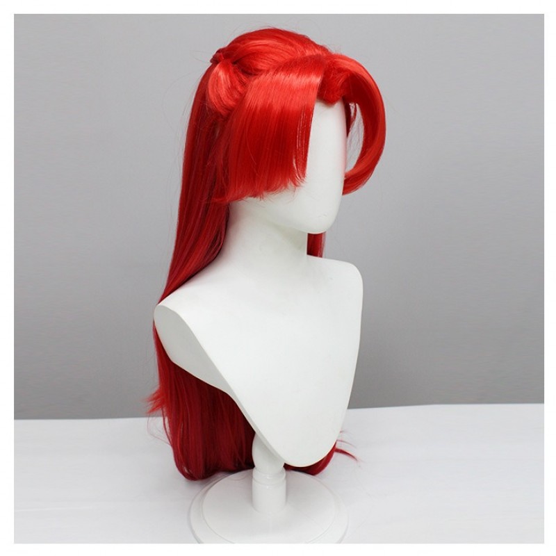 Diaochan Cosplay Wig - Summoning Enchantment Phantom T-Color Gradient with Side Braids and Half Updo