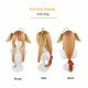 Fox Spirit Matchmaker |  Tu Shan HongHong & SuSu Cosplay Wig  Orange Oblique Bangs with Ears 80cm