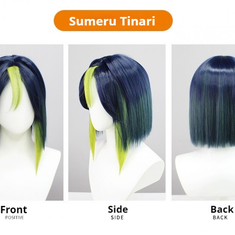 Genshin Impact  | Sumeru Tighnari Cosplay Wig 30cm