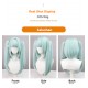 Genshin Impact Fischl Cosplay Wig - Aqua Blue Dual Twintails with Thumb Clips 50cm