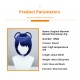 Genshin Impact Xiangling Cosplay Wig - Wanmin Restaurant Chef with Double Braided Bun Hairstyle