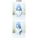 Genshin Impact  | Scaramouche Cosplay Wig - Blue Side-Parted Long Hair 80cm