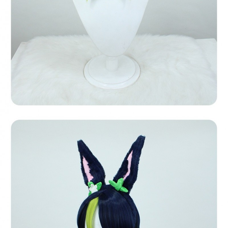 Genshin Impact  | Sumeru Tighnari Cosplay Wig with Ears 30cm