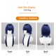 Genshin Impact | Sumeru Candace Cosplay Wig  Deep Blue Long Sideburns Double Braids 55cm