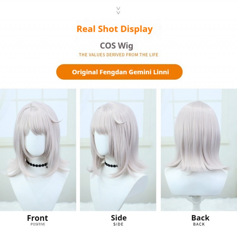 Genshin Impact | Lumine Child Version Cosplay Wig 40cm