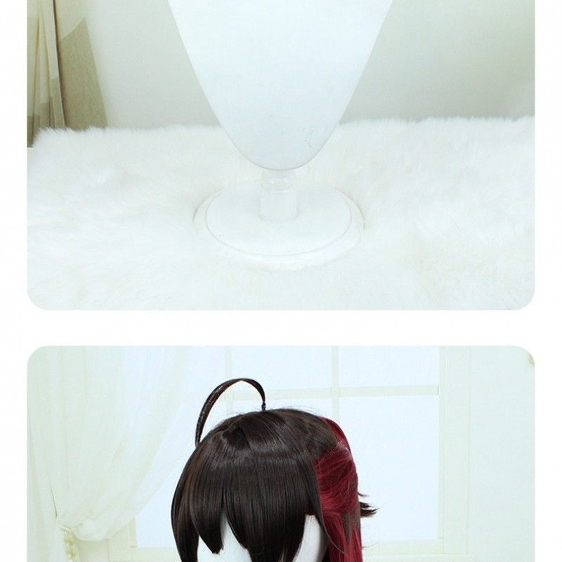 Genshin Impact | Chongyun Ponytail Wig Detachable Ponytail with Divided Ears Hairpiece 35cm