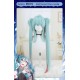 Hatsune Miku Raccoon Green Long Cosplay Wig  100cm