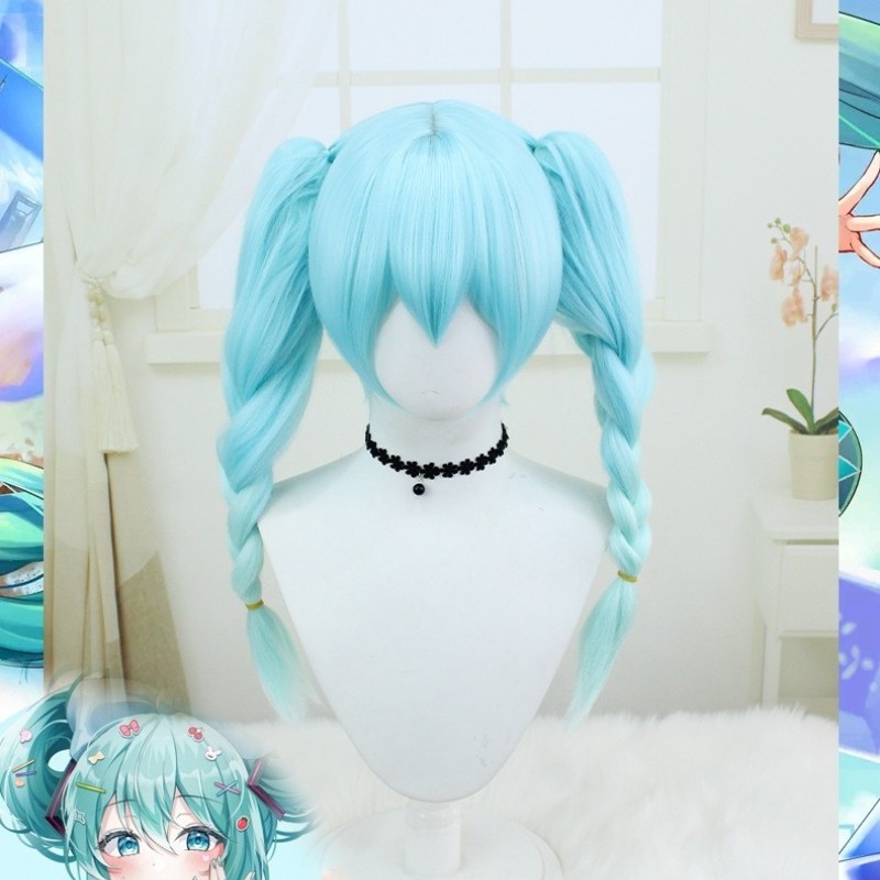 Hatsune Miku |  Bunny Girl Cosplay Wig Light Blue 50cm Cutie for Anime Fans 50cm