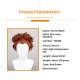 Halloween Cosplay Wig - Witchy Winifred Sanderson Red Queen Short Curly Hair