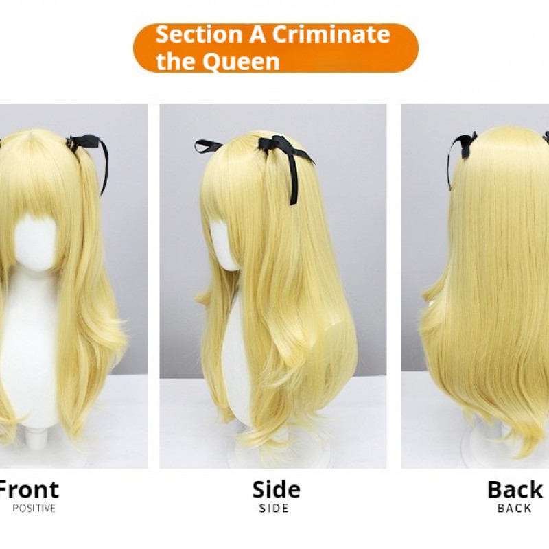 Genshin Impact |Fischl Ozthe Traveler Cosplay Wig Twin Tails of the Condemnation Princess with Nightmare of the Absolute Dream 70cm