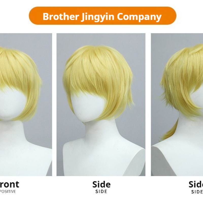 Hatsune Miku | Family Camellia Kagamine Twins Cosplay Wigs Rin as Sister and Len as Brother 37cm