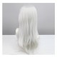 Genshin Impact |Sumeru Cyno Silver Cosplay Wig Backward Curled Hair 60cm