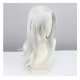 Genshin Impact |Sumeru Cyno Silver Cosplay Wig Backward Curled Hair 60cm