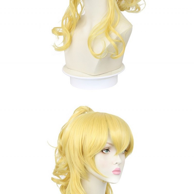 Genshin Impact| Jean Cosplay Wig - West Wind Knights Light Blonde Ponytail with Jaw Clip 45cm