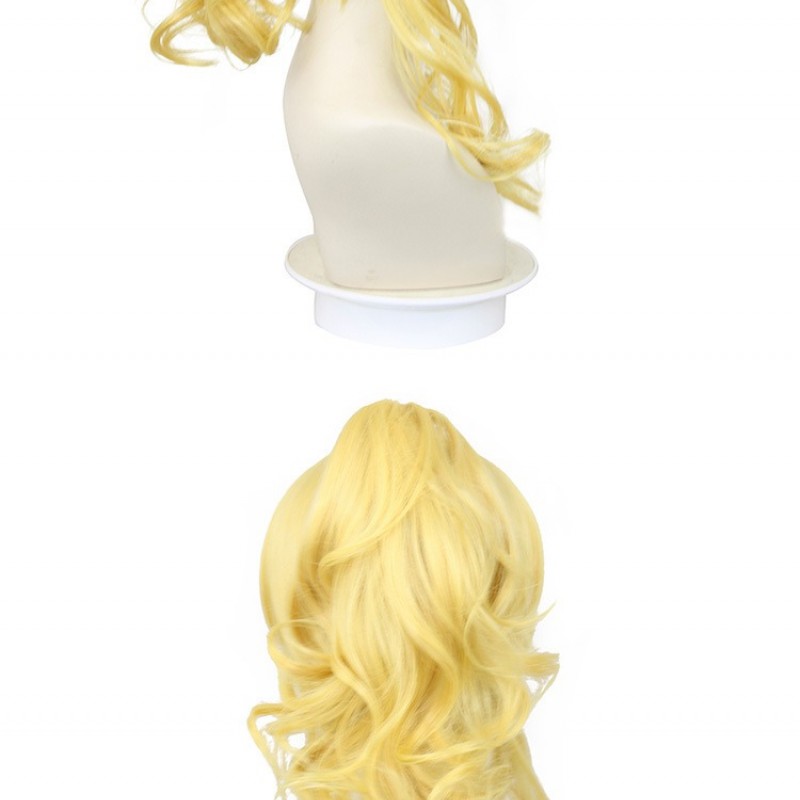 Genshin Impact| Jean Cosplay Wig - West Wind Knights Light Blonde Ponytail with Jaw Clip 45cm