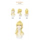 Genshin Impact| Jean Cosplay Wig - West Wind Knights Light Blonde Ponytail with Jaw Clip 45cm