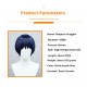 Genshin Impact |Wanderer Scaramouche Cosplay Wig Short Hair Black Blue 30cm