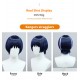 Genshin Impact |Wanderer Scaramouche Cosplay Wig Short Hair Black Blue 30cm