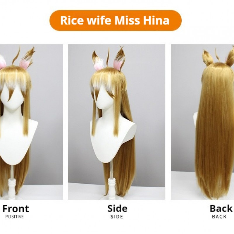 Genshin Impact |Inazuma Hina Cosplay Wig 100cm