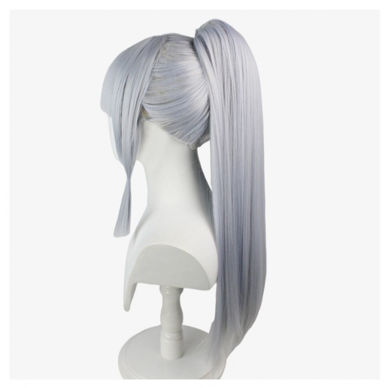 Genshin Impact |Kamisato Ayaka Light Silver Single Ponytail 70cm