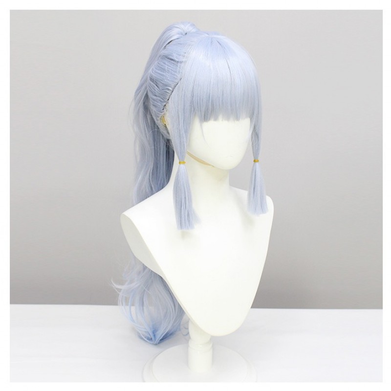 Genshin Impact |Kamisato Ayaka Light Silver Single Ponytail 70cm