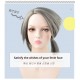 Identity V | Undertaker Dark Gray Ponytail with Smoky Gray Short Hair Cosplay Wig