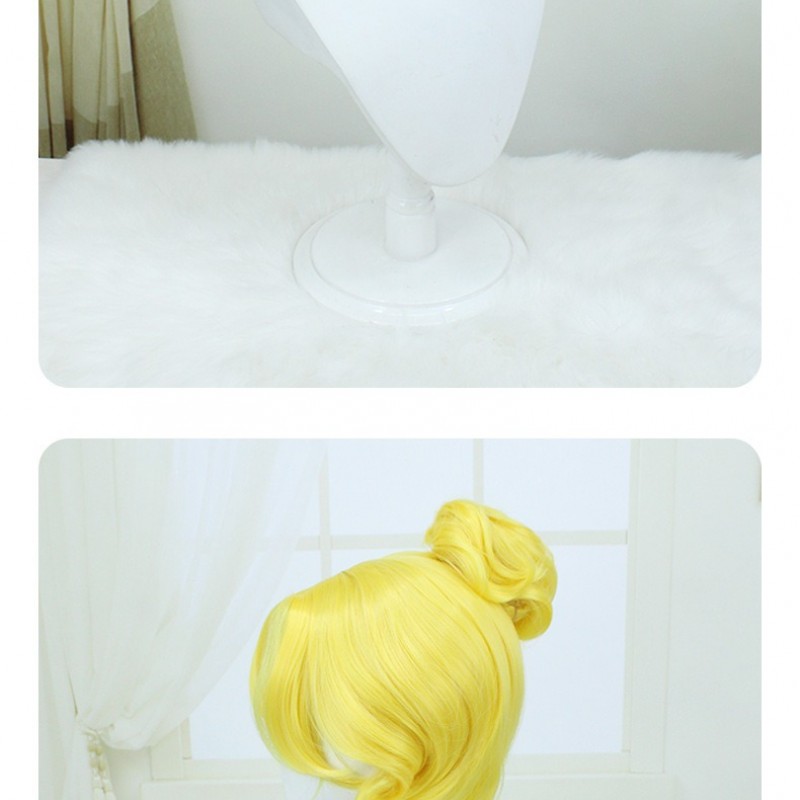 Identity V |Golden Cicada Wig 35cm Bright Yellow Hair