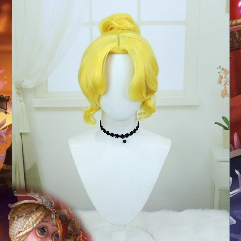 Identity V |Golden Cicada Wig 35cm Bright Yellow Hair