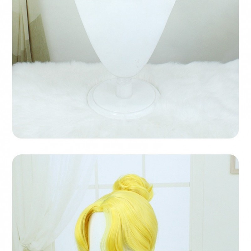 Identity V |Golden Cicada Wig 35cm Bright Yellow Hair