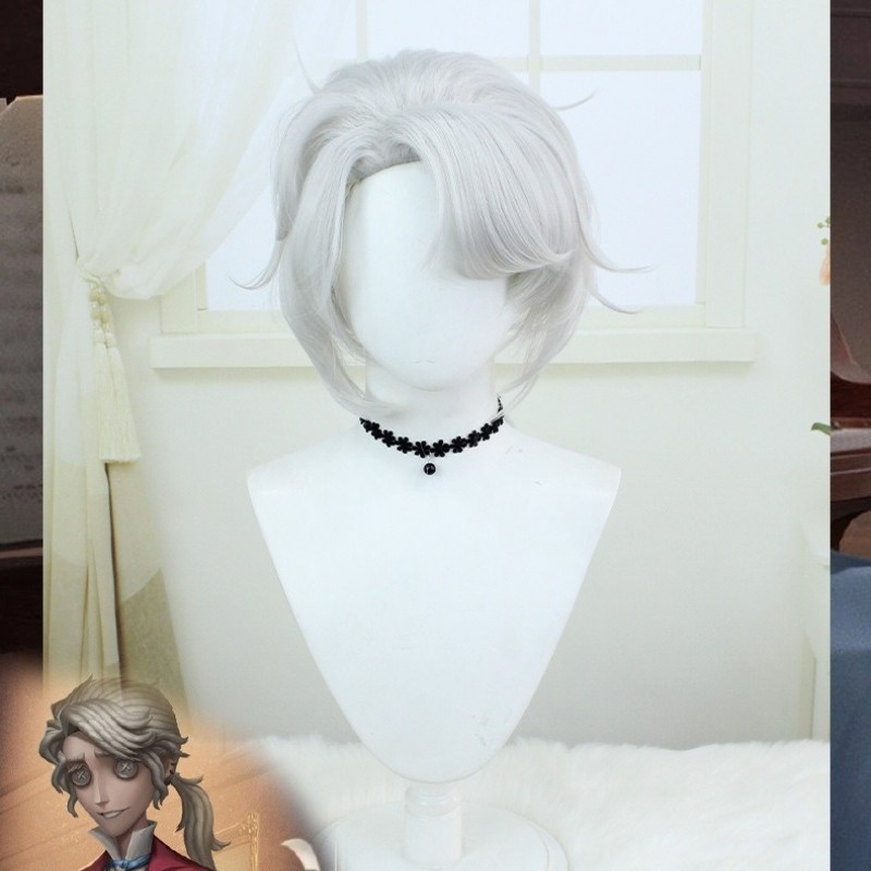 Identity V | Composer Frederic Silver Short Wig Precision 46cm