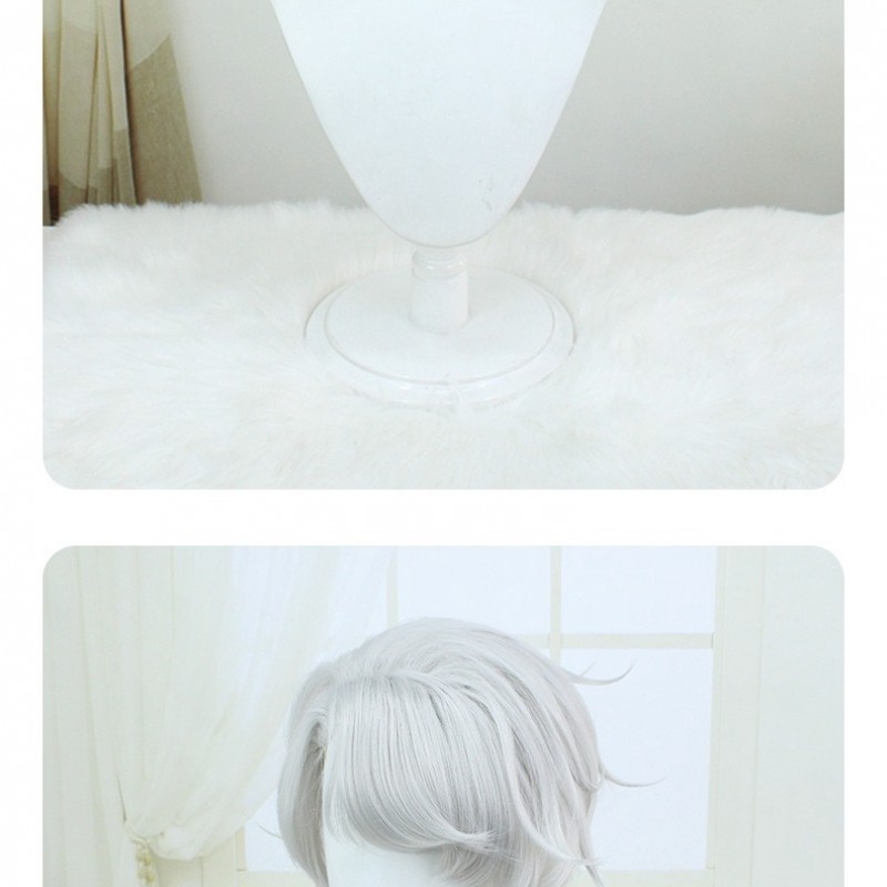 Identity V | Composer Frederic Silver Short Wig Precision 46cm