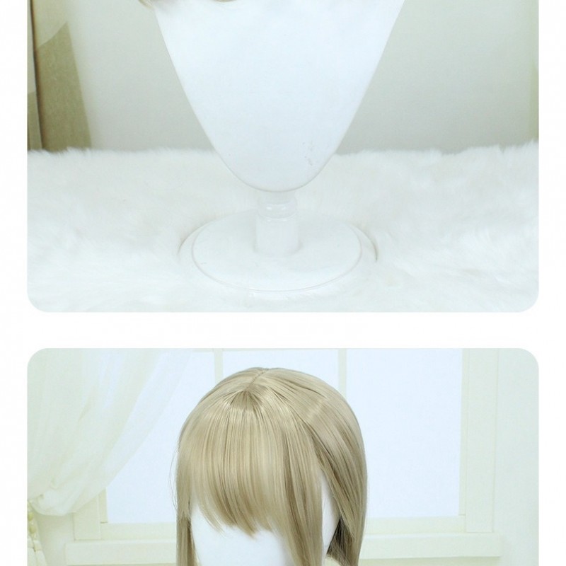 Identity V |Sanrio Blonde Radiant Gold Brown Short Wig 40cm 