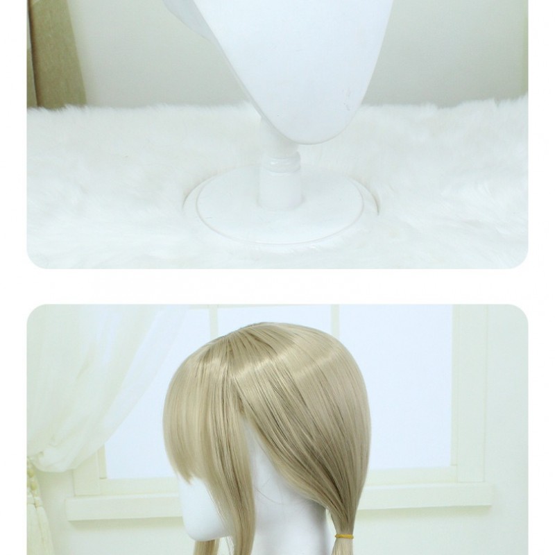 Identity V |Sanrio Blonde Radiant Gold Brown Short Wig 40cm 