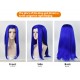 King of Glory Cosplay Wig  Divine Dream Slash Orange Righteous King Blue Long Straight Hair