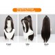 King of Glory Orange Righteousness Kikyo Maple Frost Cosplay Wig Long Hair Half Ponytail